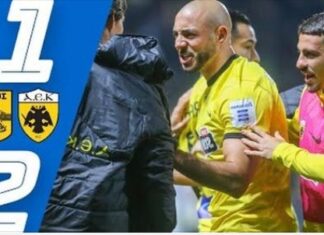 Super League: η ΑΕΚ νίκησε τον Άρη 2-1 εκτός έδρας