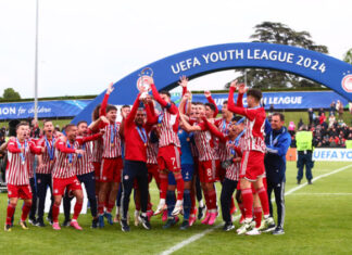 Youth League: ο Ολυμπιακός νίκησε 3-0 την Μίλαν στον τελικό