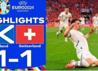 Euro 2024: Ελβετία και Σκωτία έφεραν ισοπαλία 1-1