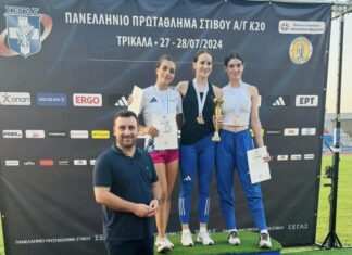 Ο Δήμαρχος Μετεώρων Λευτέρης Αβραμόπουλος παρακολούθησε το Παν. Πρωτάθλημα Στίβου Κ20