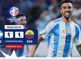 Copa America: η Αργεντινή νίκησε το Εκουαδόρ στα πέναλτι και πέρασε στους 4