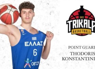 Elite League: τα Trikala Basket απέκτησαν τον Θοδωρή Κωνσταντινίδη