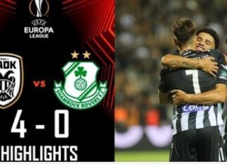 Europa League: ο ΠΑΟΚ νίκησε την Σάμροκ Ρόβερς με 4-0