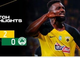 Super League: ανέβηκε στην κορυφή η ΑΕΚ, 2-0 τον Παναθηναϊκό