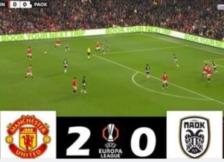 Europa League: η Μάντσεστερ Γιουνάιτεντ νίκησε 2-0 τον ΠΑΟΚ
