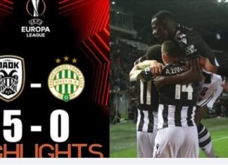 Europa League: ο ΠΑΟΚ συνέτριψε την Φερεντσβάρος με 5-0