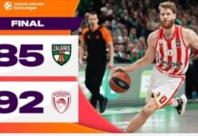 Euroleague: ο Ολυμπιακός νίκησε την Ζαλγκίρις 92-85