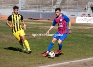 Ο ΑΟ Τρίκαλα ηττήθηκε 0-1 από την Αναγέννηση Καρδίτσας