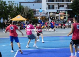Ξεκίνησε το τουρνουά μπάσκετ 3Χ3 στην Πλατεία Ρήγα Φεραίου