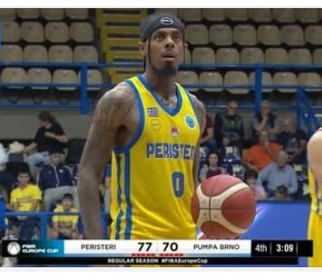 FIBA Europe League: το Περιστέρι νίκησε την Μπρνό 87-75