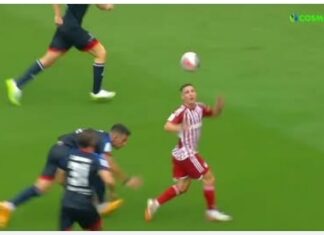 Super League: η Κηφισιά πήρε ισοπαλία 1-1 από τον Ολυμπιακό