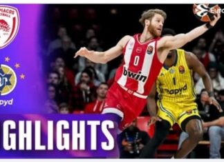 Euroleague: ο Ολυμπιακός νίκησε την Μακάμπι 100-93