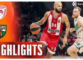 Euroleague: ο Ολυμπιακός ηττήθηκε στην δεύτερη παράταση 99-94 από την Ζαλγκίρις