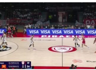 Euroleague: ο Ολυμπιακός συνέτριψε 104-87 την Φενέρμπαχτσε