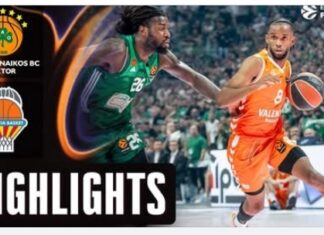 Euroleague: ο Παναθηναϊκός ηττήθηκε 89-86 από την Βαλένθια κι όλα θα κριθούν στο 5ο ματς