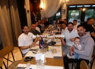 Τα Μετέωρα δείπνησαν στην ταβέρνα “Κτήμα Νικόλα” στην Αγία Κυριακή