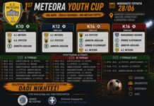 Τα Μετέωρα διοργανώνουν το 1st Youth Cup