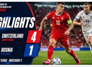 Μουντιάλ 2026: η Ελβετία νίκησε 4-1 την Βοσνία