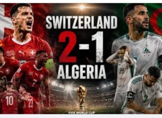Μουντιάλ 2026: η Ελβετία νίκησε 2-0 την Αλγερία και προκρίθηκε στους 16