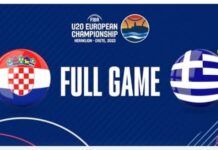 Eurobasket U20: η Ελλάδα ηττήθηκε 69-64 από την Κροατία