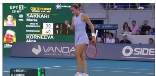 Athens Open: η Σάκκαρη προκρίθηκε στον τελικό