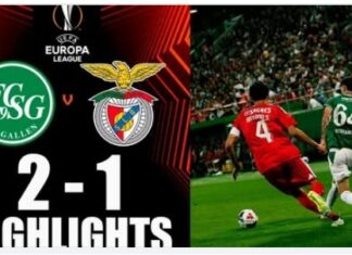 Europa League: η Μπενφίκα ηττήθηκε από την Σεντ Γκάλεν με 2-1