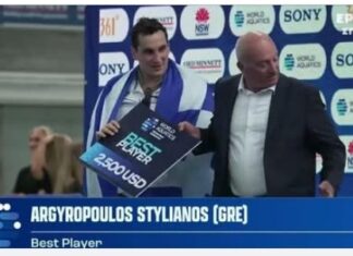 Πόλο: mvp του World Cup ο Στέλιος Αργυρόπουλος