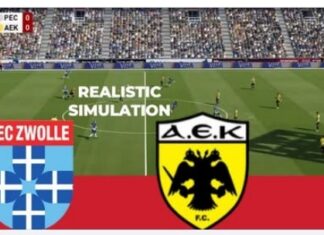 Διεθνή φιλικά: η ΑΕΚ νίκησε την Τσβόλε 3-2 με ανατροπή