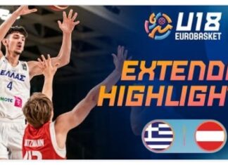 Eurobasket U18: η Ελλάδα νίκησε 81-53 την Αυστρία