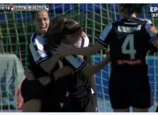 Champions League Γυναικών: ο ΠΑΟΚ ηττήθηκε 3-2 από την Μπράν