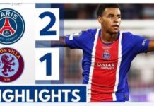 Super Cup Ευρώπης: η Παρί νίκησε 2-1 την Άστον Βίλα