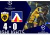 Champions League: η ΑΕΚ διέλυσε με 4-0 την Λέφσκι Σόφιας