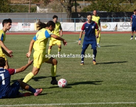 Νίκη και πρόκριση για ΑΟ Τρίκαλα, 3-0 στο ρελαντί τα Μετέωρ