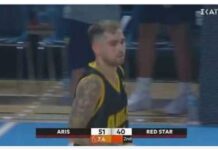Μπάσκετ, διεθνή φιλικά: ο Άρης ηττήθηκε 91-87 από τον Ερυθρό Αστέρας