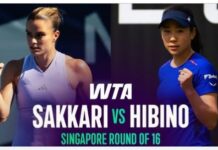 Singapore Open: προκρίθηκε στους 8 η Σάκκαρη