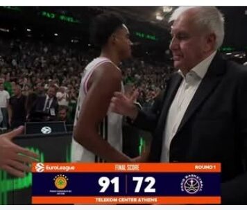 Euroleague: ο Παναθηναϊκός νίκησε εύκολα την Παρί 91-72