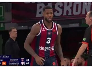 Euroleague: ο Ολυμπιακός συνέτριψε την Μπασκόνια 106-89