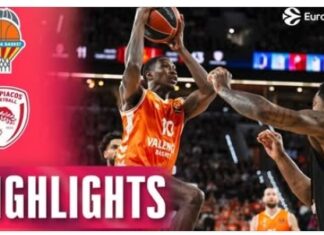 Euroleague: ο Ολυμπιακός νίκησε την Βαλένθια από -28 στην παράταση (102-97)