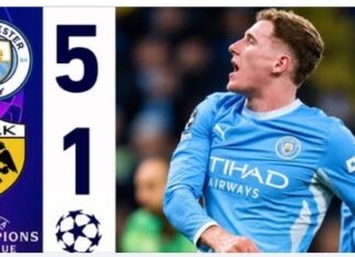 Champions League: βαριά ήττα με 5-1 για την ΑΕΚ από την Σίτι