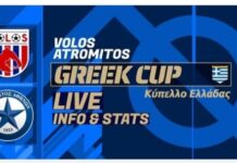 Κύπελλο Ελλάδος: ο Ατρόμητος νίκησε τον Βόλο 3-1